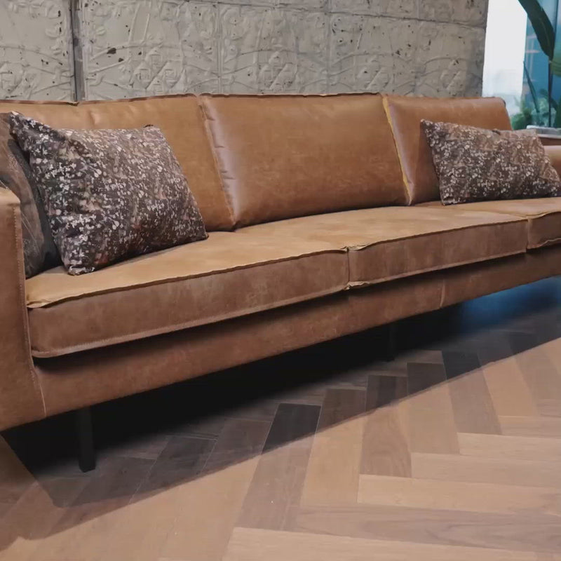 ספה מעור  קוניאק דגם אמסטרדם