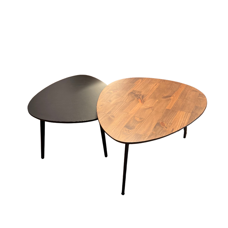 סט שולחנות טיפה אגוז דגם ברנדס