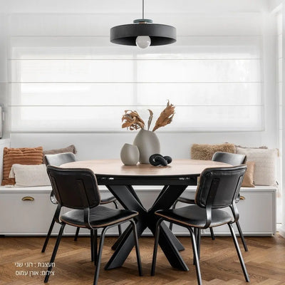 שולחן עגול נפתח דגם רטרו Hootam-il