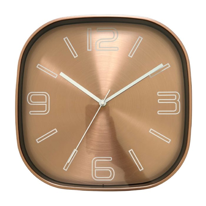 שעון קיר דקורטיבי מתכת 29 ס"מ