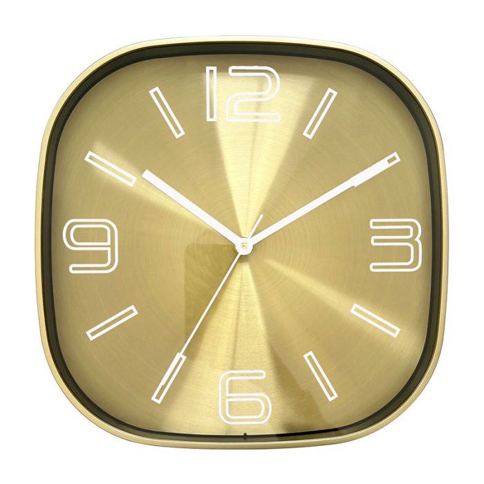 שעון קיר דקורטיבי מתכת 29 ס"מ