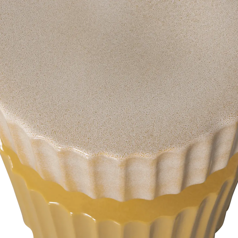 שולחן מיני חרסינה חרדל Hootam