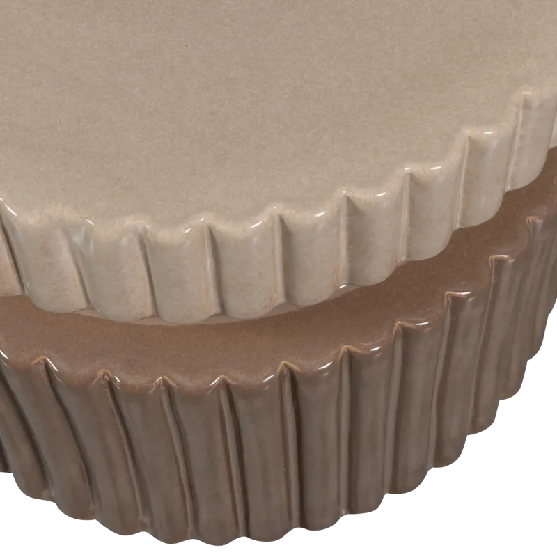 שולחן מיני חרסינה צבע חמרה Hootam