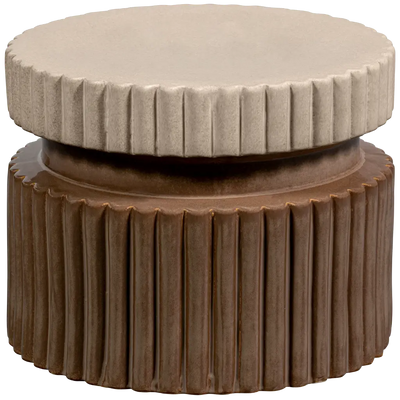 שולחן מיני חרסינה צבע חמרה Hootam