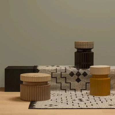 שולחן מיני חרסינה חרדל Hootam