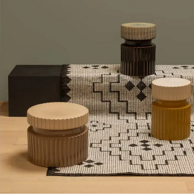 שולחן מיני חרסינה חרדל Hootam