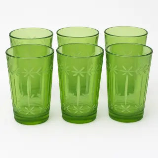 סט 6 כוסות מרוקאיות סטריפס Hootam