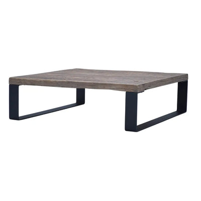 שולחן סלון  מעץ אלון משוחזר דגם אלפא Hootam