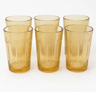 סט 6 כוסות מרוקאיות סטריפס Hootam