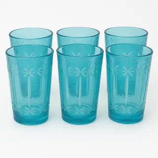 סט 6 כוסות מרוקאיות סטריפס Hootam