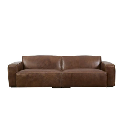 ספה תלת מושבית דגם אמריקה רוחב 256 חום Hootam