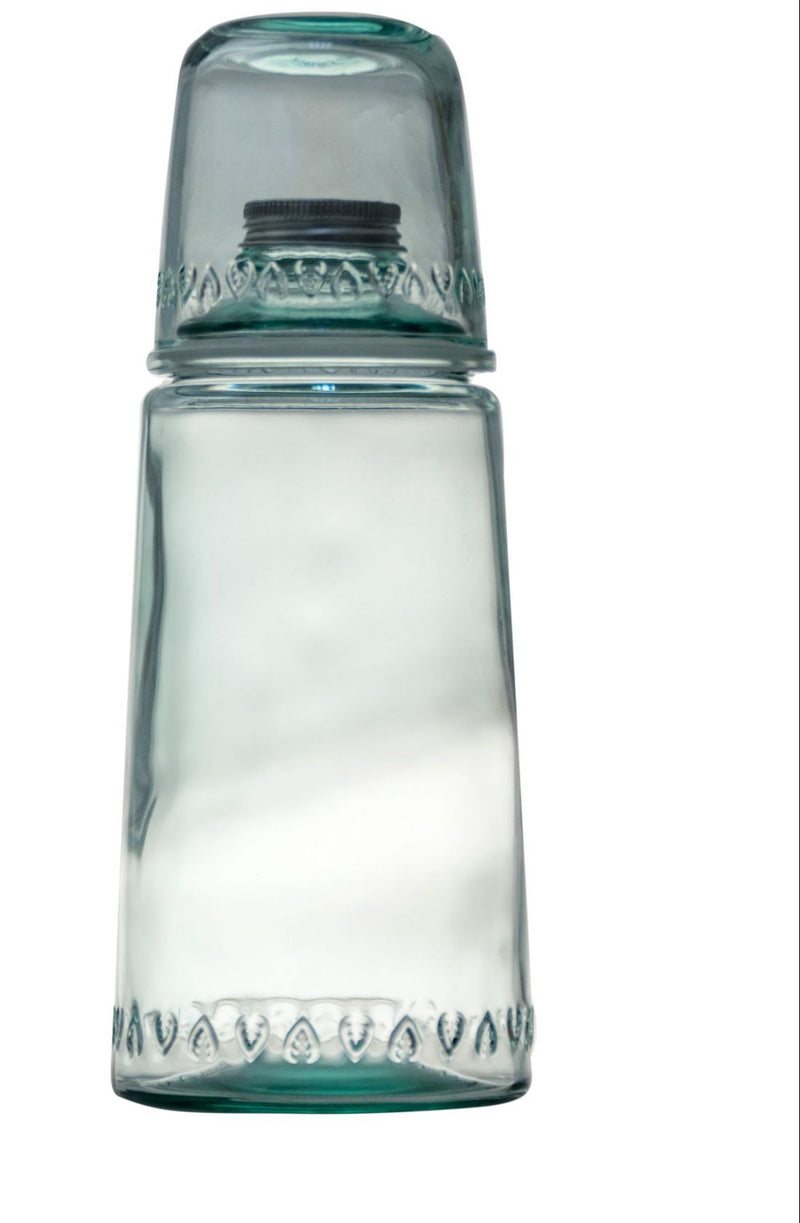 בקבוק מים מעוצב עם כוס