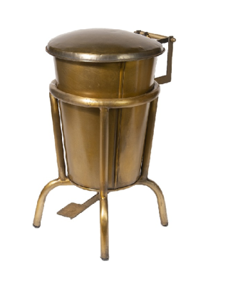 פח אשפה מעוצב בסגנון תעשייתי-25 ליטר