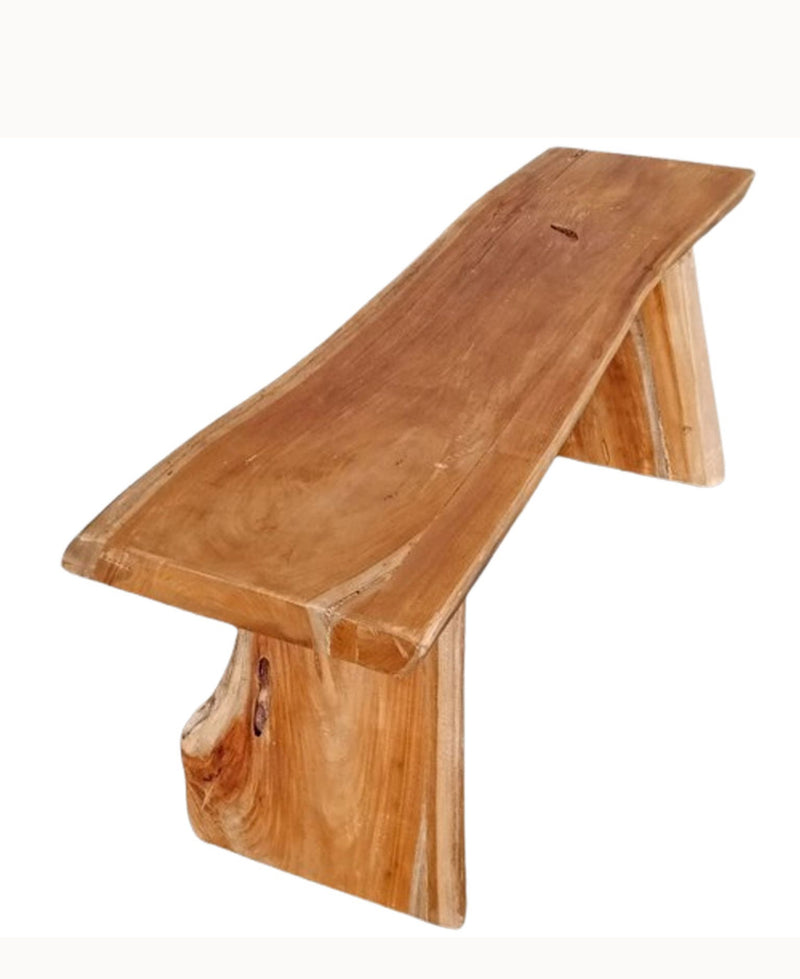 ספסל עץ גושני מרשים 120 מטר דגם גריזלי