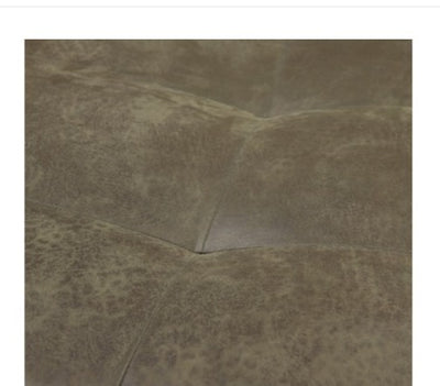 ספה מעור ממוחזר קפיטונאז' ירוק כהה דגם אמסטרדם 230 ס"מ