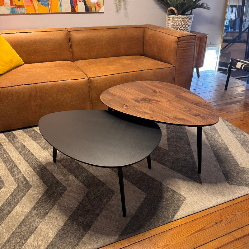 סט שולחנות טיפה אגוז דגם ברנדס