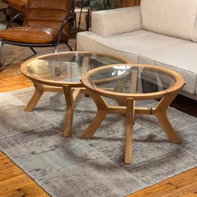 סט שולחנות סלון מדגם עדן