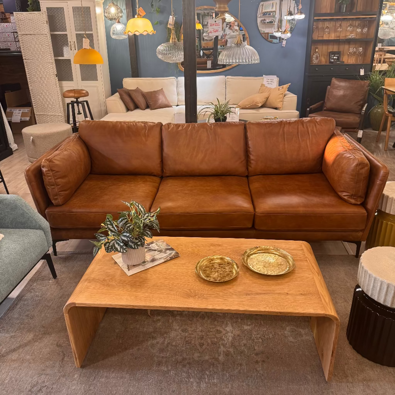 ספה תלת דגם בוסטון חום 240