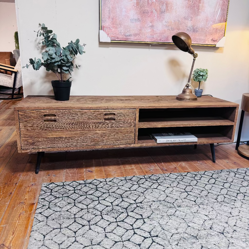 מזנון דגם מדוקס עץ טבעי ממחוזר