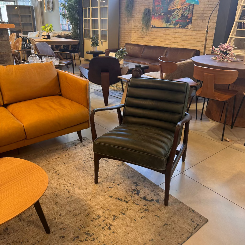 כורסת עור דגם דויד