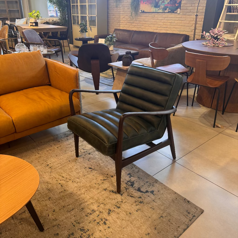 כורסת עור דגם דויד