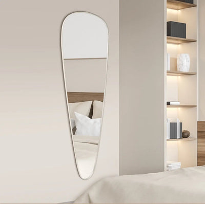 מראת גוף טיפה דקה לבנה 55/160 Hootam