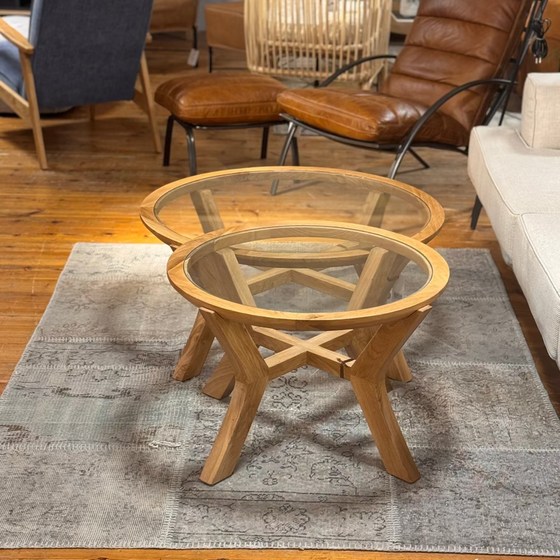 סט שולחנות סלון מדגם עדן