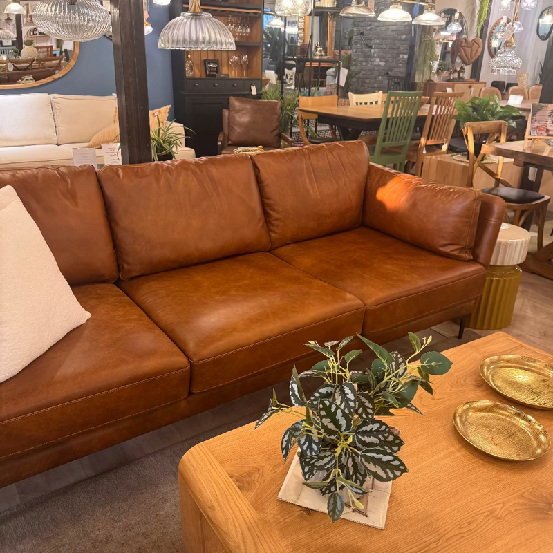 ספה תלת דגם בוסטון חום 240