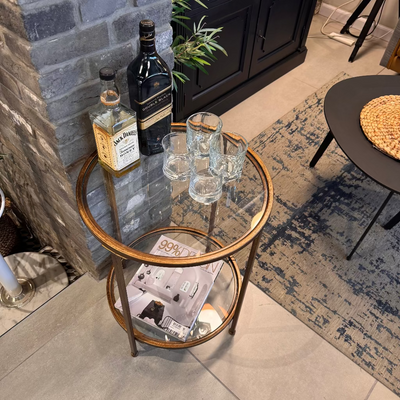 שולחן צד עגול