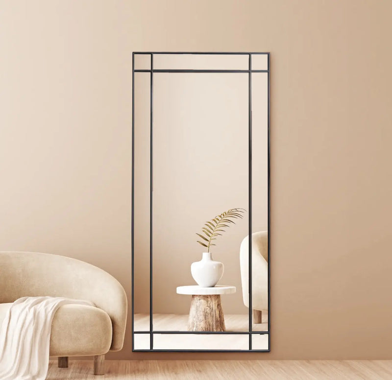 מראה גוף מלבנית עם מסגרת פנימית Hootam