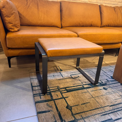 הדום עור דגם יוטה צבע קוניאק