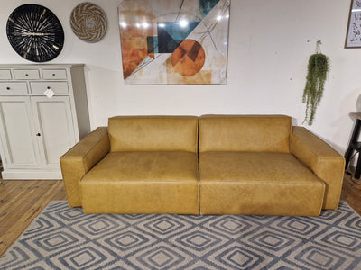 ספה תלת מושבית דגם אמריקה רוחב 256 קוניאק