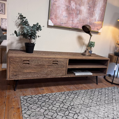 מזנון דגם מדוקס עץ טבעי ממחוזר