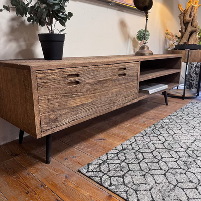 מזנון דגם מדוקס עץ טבעי ממחוזר