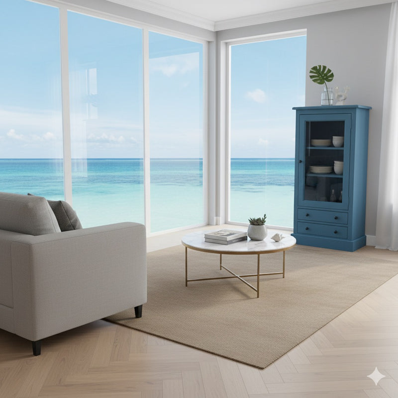 ויטרינה זכוכית דגם D606-