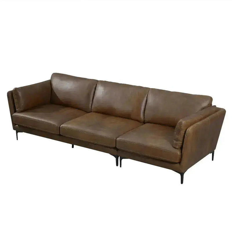 ספה תלת דגם בוסטון חום 280 Hootam