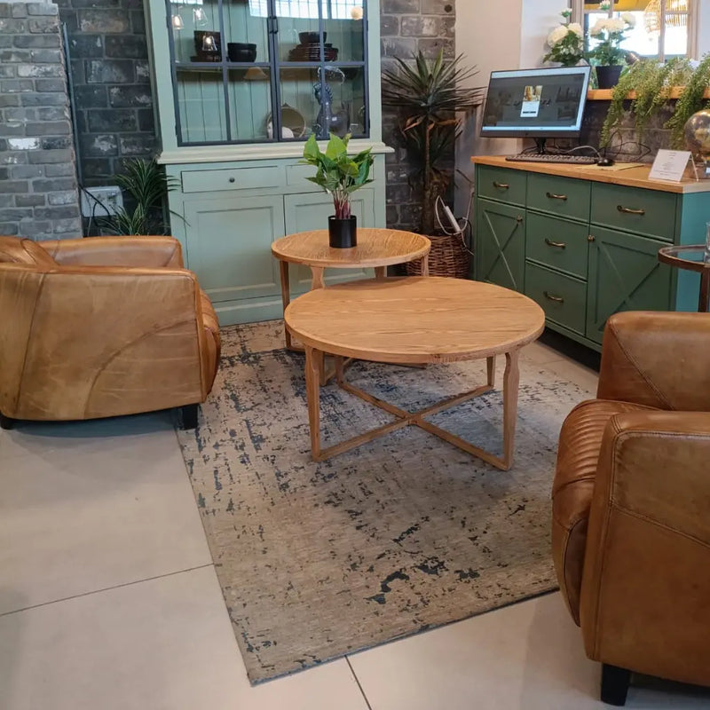 סט שולחנות לסלון דגם רולדין Hootam