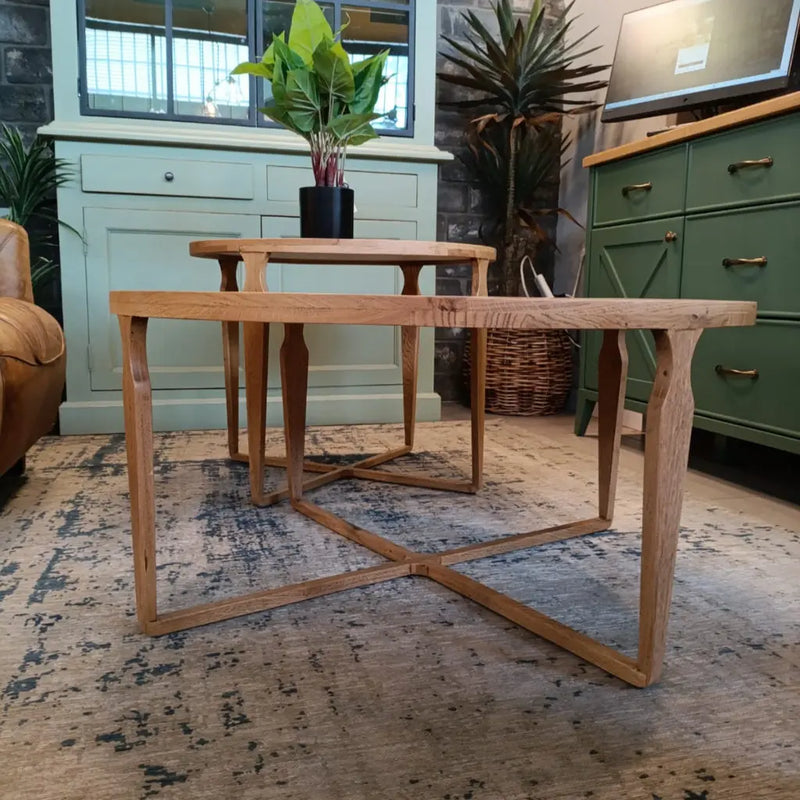 סט שולחנות לסלון דגם רולדין Hootam