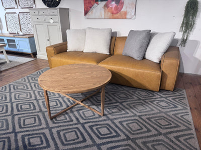 ספה תלת מושבית דגם אמריקה רוחב 256 קוניאק