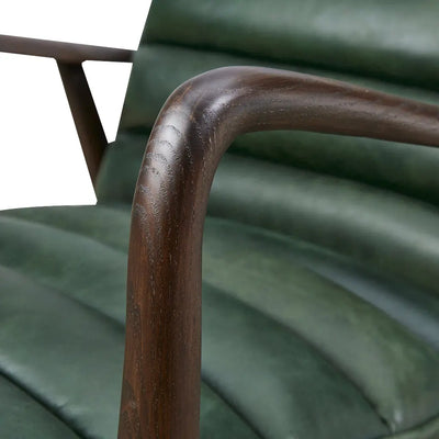 כורסת עור דגם דויד Hootam