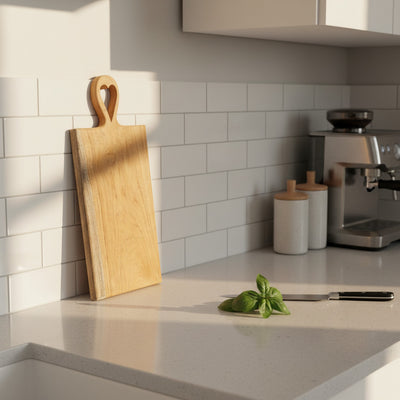 קרש הגשה בוצ'ר עץ טיק  דגם אהב