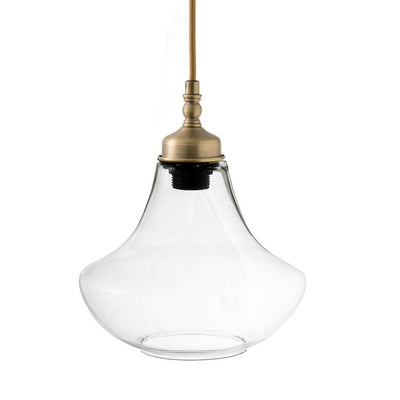 מנורה תלויה זכוכית שקופה דגם AM233
