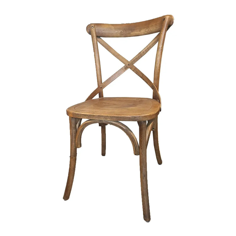 כסא לפינת אוכל איקס מושב עץ מלא Hootam