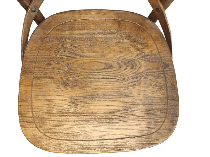 כסא לפינת אוכל איקס מושב עץ מלא Hootam