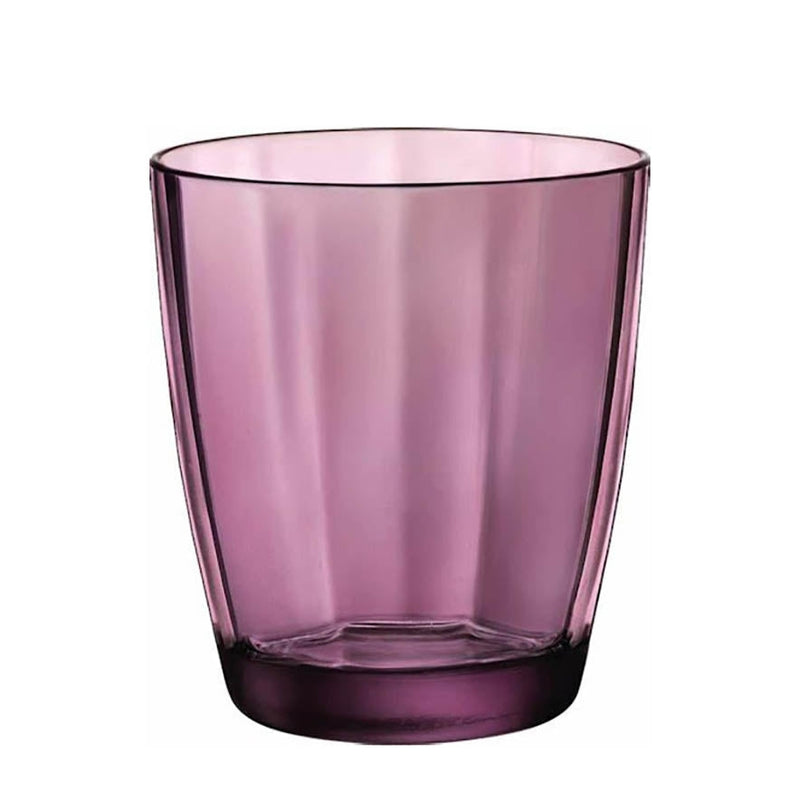 כוס שתיה זכוכית פולסר סגול